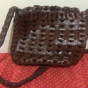 COPY - Leather chain-link purse
